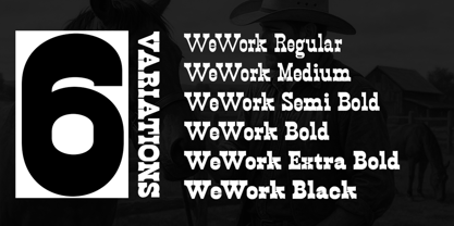 We Work Font Poster 3