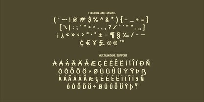 Enymany Font Poster 4