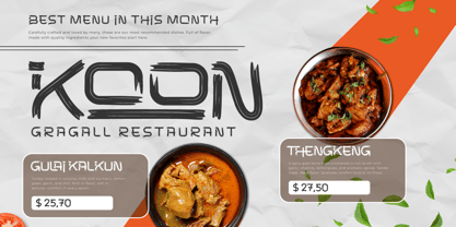 Then Klong Font Poster 8