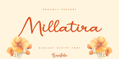 Millatira Font Poster 1