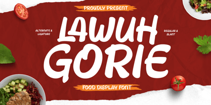 Lawuh Gorie Font Poster 1