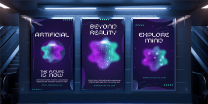 Microbots Font Poster 8