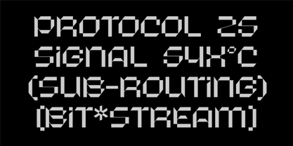 Microbots Font Poster 5