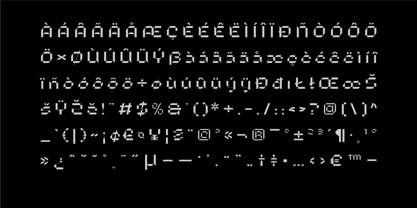 Microbots Font Poster 7