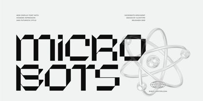 Microbots Font Poster 1