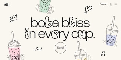 Mocha Font Poster 2