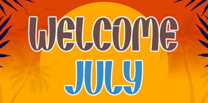 Tropical Holiday Font Poster 5