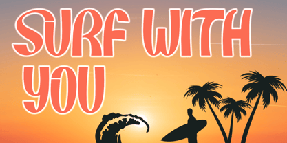 Tropical Holiday Font Poster 4