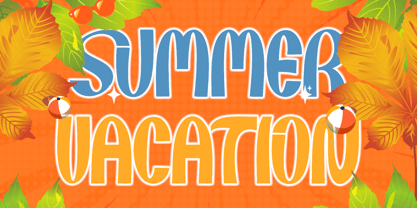 Tropical Holiday Font Poster 2