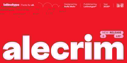 Alecrim Font Poster 1