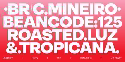 Alecrim Font Poster 4