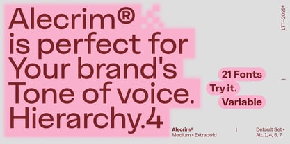 Alecrim Font Poster 10