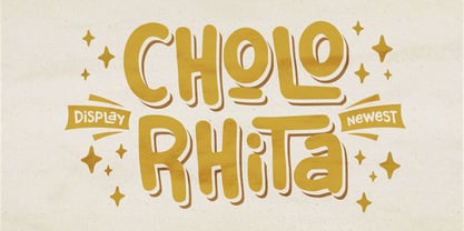 Cholo Rhita Font Poster 6
