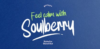 Lucky Brush Font Poster 6