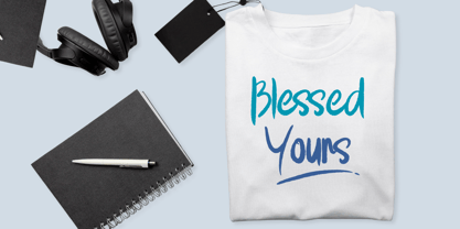 Lucky Brush Font Poster 4