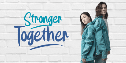 Lucky Brush Font Poster 2