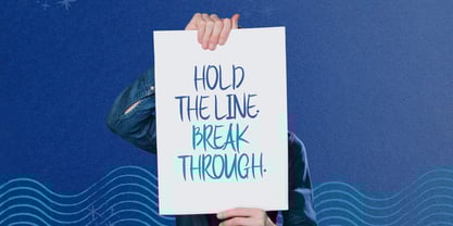 Lucky Brush Font Poster 7