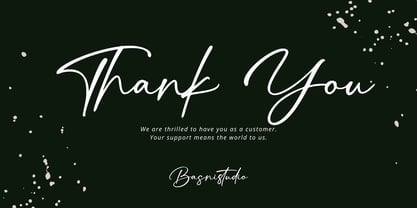 Signatura Onellander Font Poster 14