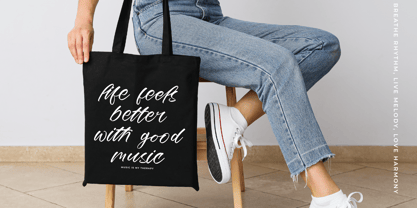 Mindful Angelic Font Poster 7