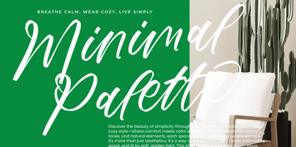 Mindful Angelic Font Poster 9