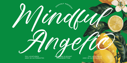 Mindful Angelic Font Poster 1