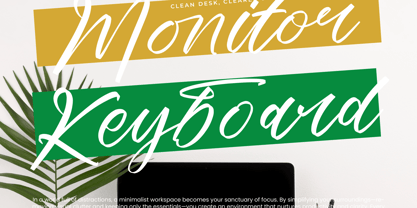 Mindful Angelic Font Poster 13