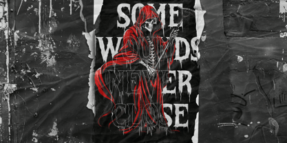 Horror Whisper Font Poster 5