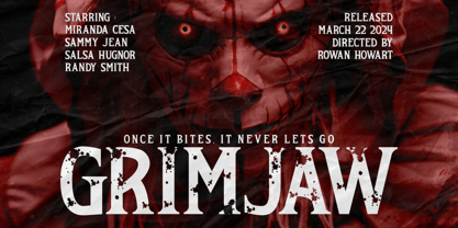 Horror Whisper Font Poster 9