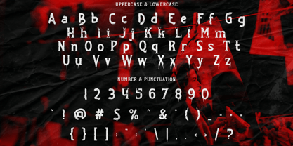 Horror Whisper Font Poster 11