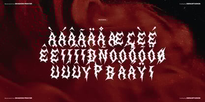 Shadow Prayer Font Poster 11