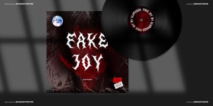 Shadow Prayer Font Poster 8