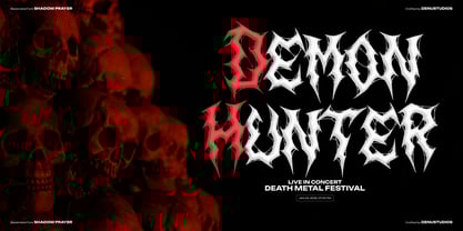 Shadow Prayer Font Poster 4