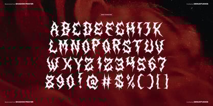 Shadow Prayer Font Poster 10