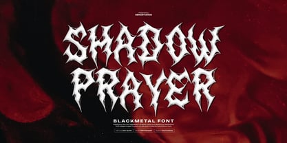 Shadow Prayer Font Poster 1