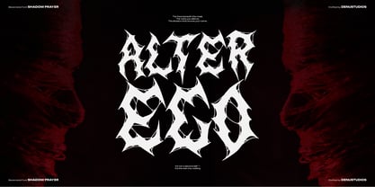 Shadow Prayer Font Poster 2