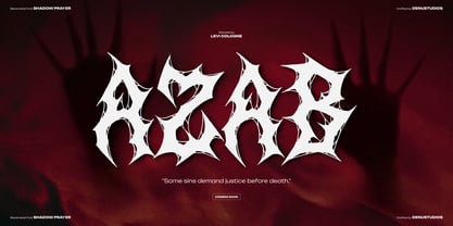 Shadow Prayer Font Poster 6