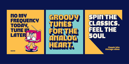 Ralton Black Font Poster 8