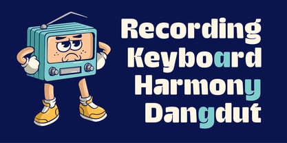 Ralton Black Font Poster 6