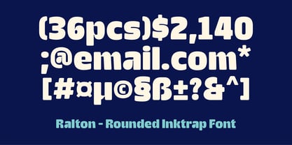 Ralton Black Font Poster 14