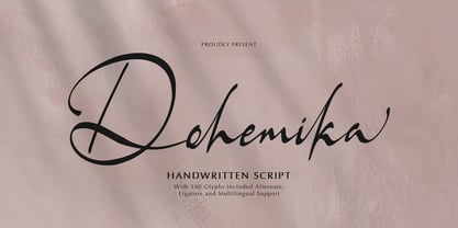 Dohemika Font Poster 1