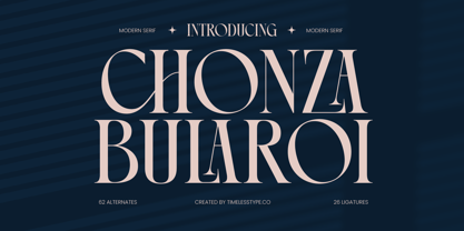 Chonza Bularoi Font Poster 1