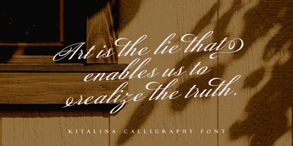 Kitalina Font Poster 8
