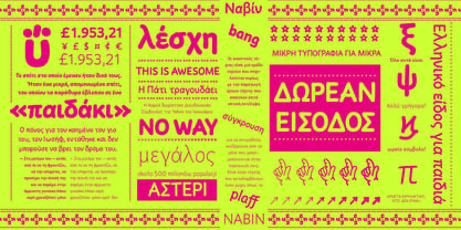 Nawin Grk Font Poster 3