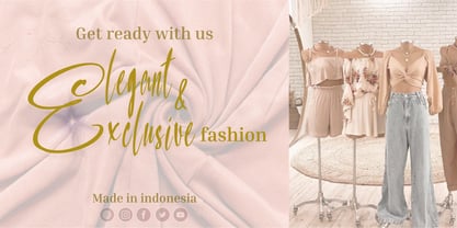 Meta Script Font Poster 3