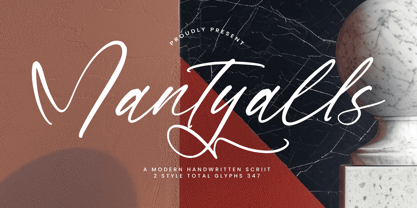 Mantyalls Font Poster 1