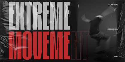 Condenso Font Poster 3
