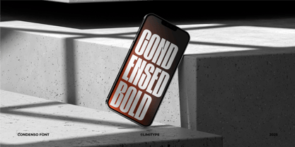 Condenso Font Poster 7