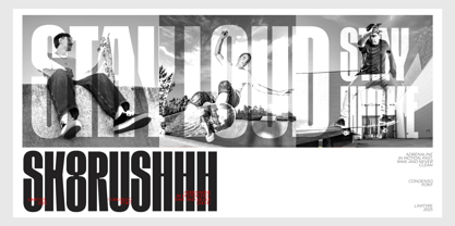 Condenso Font Poster 4