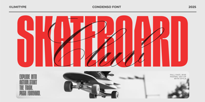 Condenso Font Poster 2