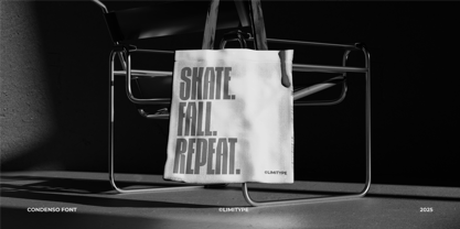 Condenso Font Poster 8